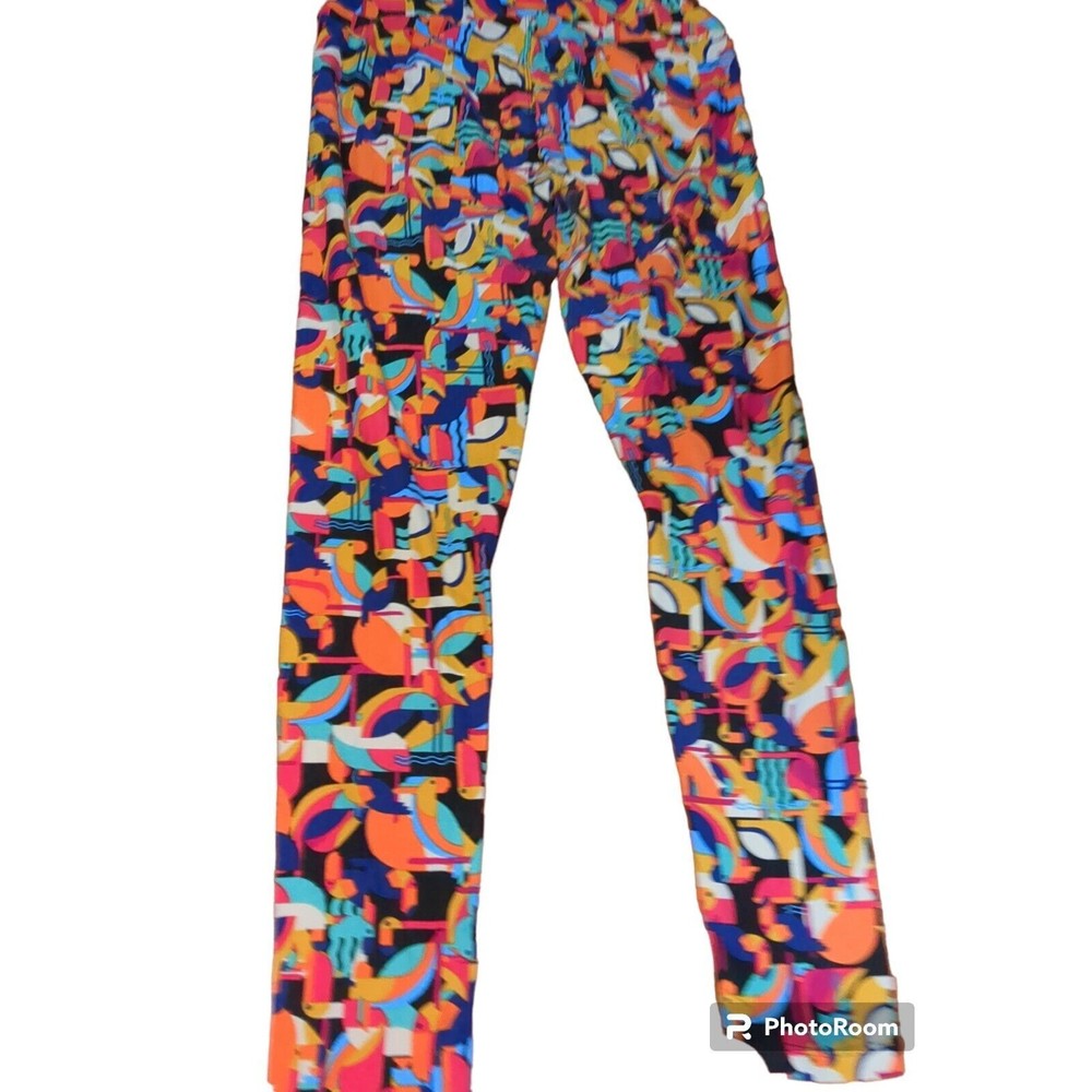 Lularoe Leggings One Size OS Multicolor Toucan Birds Bright Colors. - Picture 7 of 12